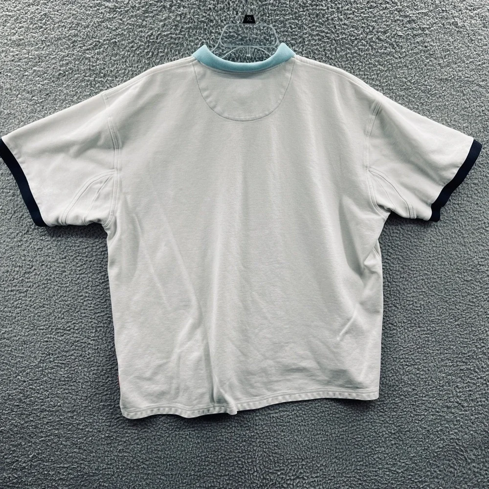 Orvis Men Polo Shirt XXL White Fly Fishing Logo Casual Classic Preppy Minimalist